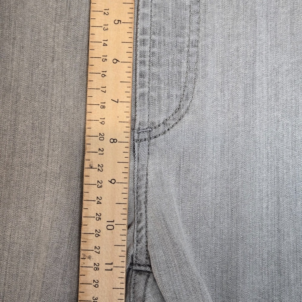 Monfrere Greyson Skinny Jeans Mens 36 x 31 Gray Dist Stone Pants‎ Japanese Denim - Picture 5 of 13
